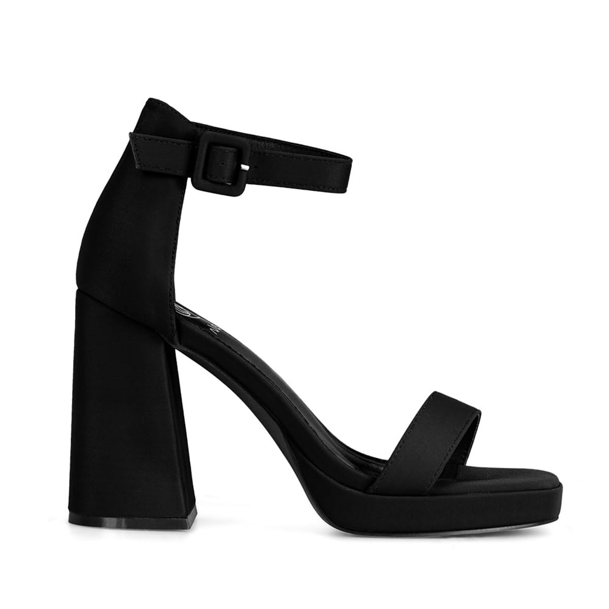 WEIDE - Sandalia Taco  Negro Fiesta GH97 Weide