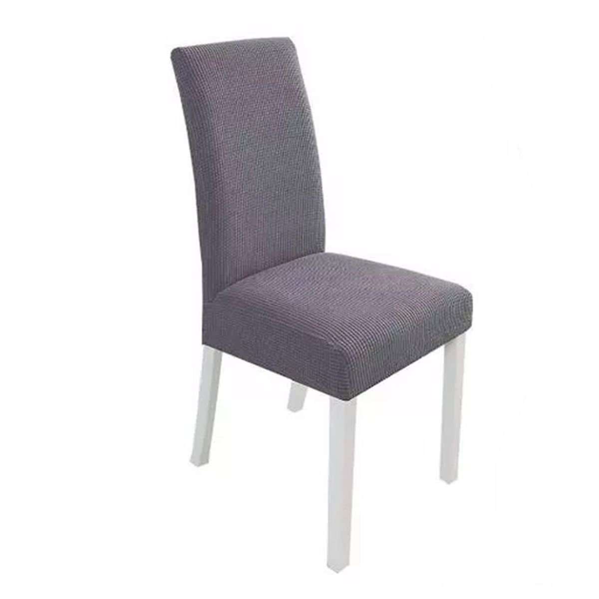 ESHOPANGIE - Funda Para Silla Polar Spandex Comedor Gris