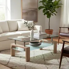 MSA MUEBLES SANTA ANA - MESA CENTRO CORCHETES