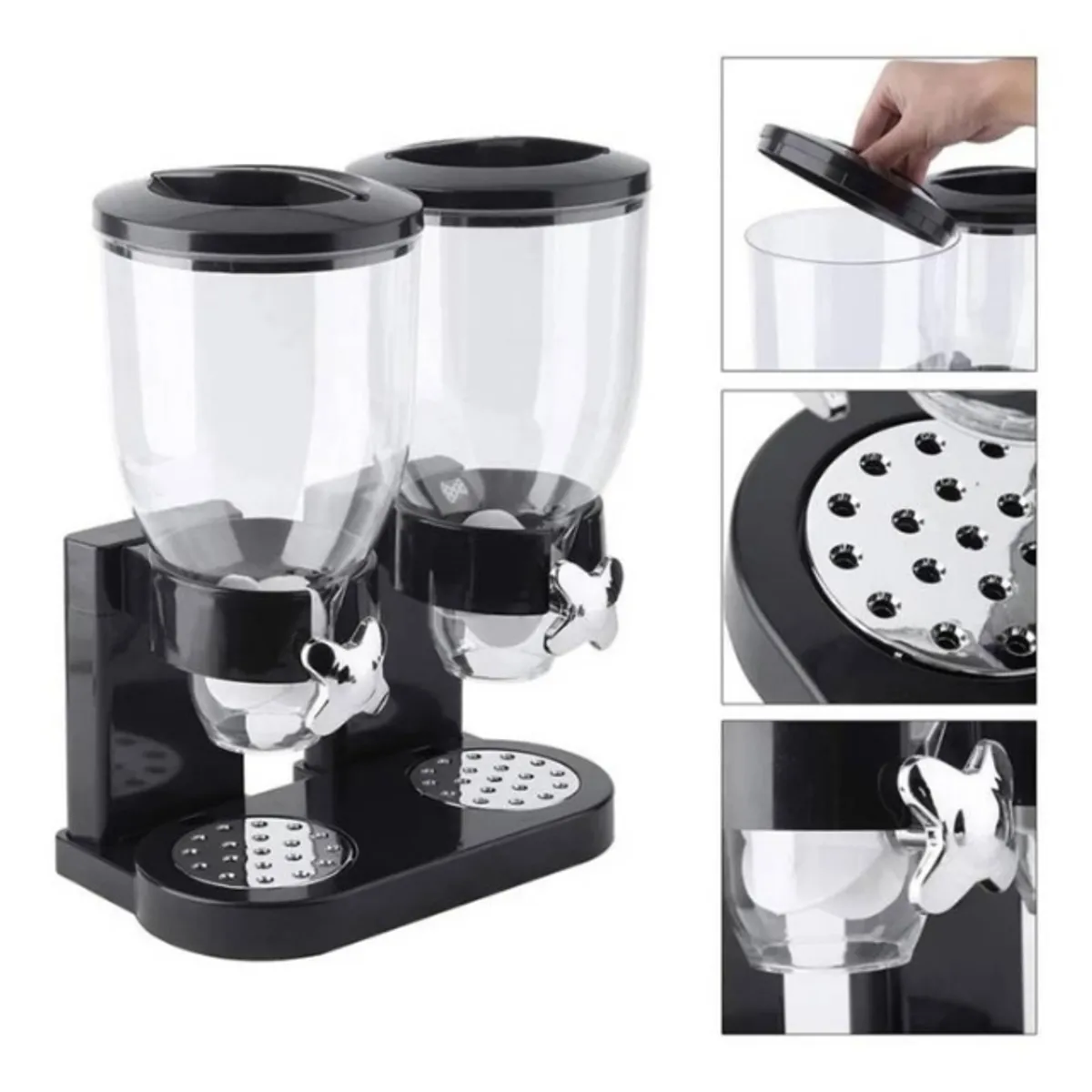 GENERICO - Dispensador Hermético De Cereales A Granel Dispensador Hogar