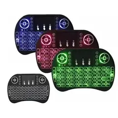 GENERICO - Mini Teclado Inalambrico Con Iluminación Rgb Mouse Touchpad