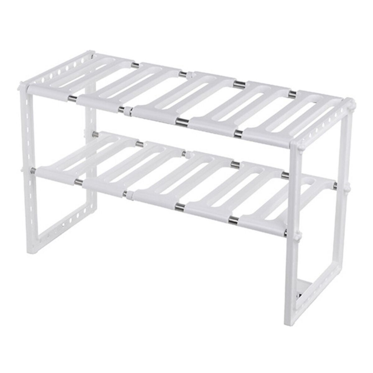 MERCADO CBF - Repisa Organizadora De Hierro Extensible Para Cocina
