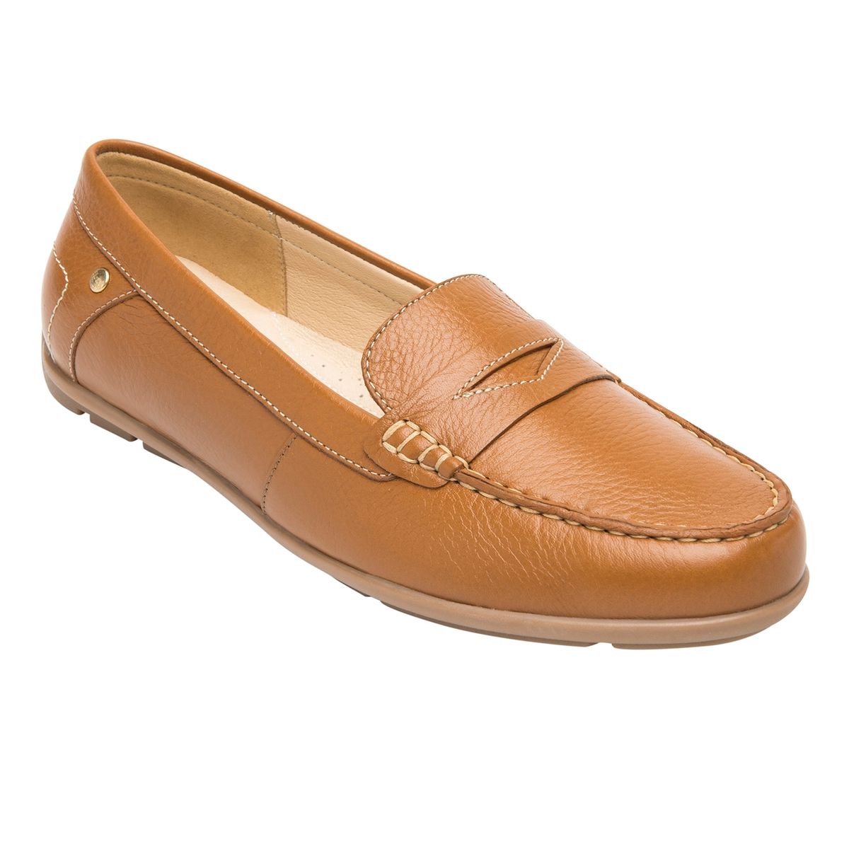 FLEXI - Mocasín Mujer Cuero Pamela Café Flexi