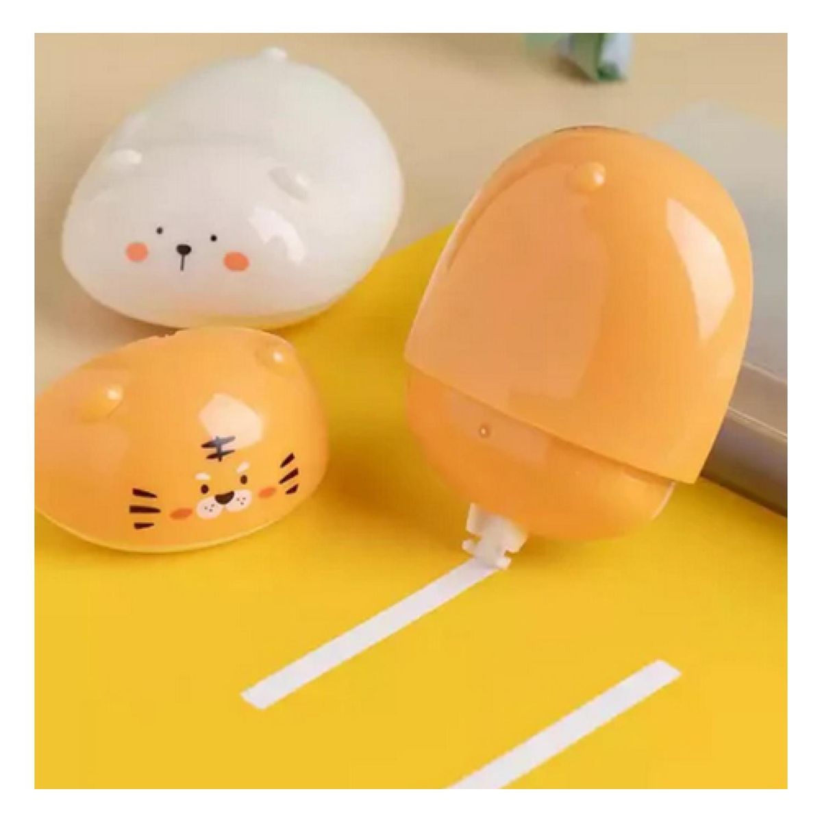 GENERICO - Corrector Liquido Liquid Paper 5mmx30m Animalito Naranja