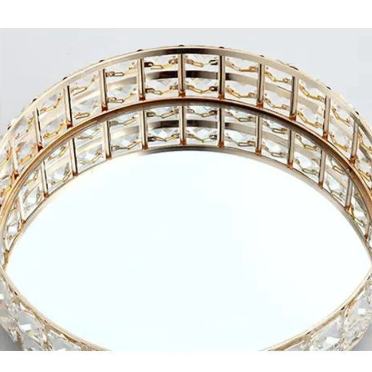 BOHEMIK - Bandeja decorativa Glass gold