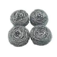 GENERICO - Pack x4 Esponja Metalica Virutilla Para Cocina Ollas
