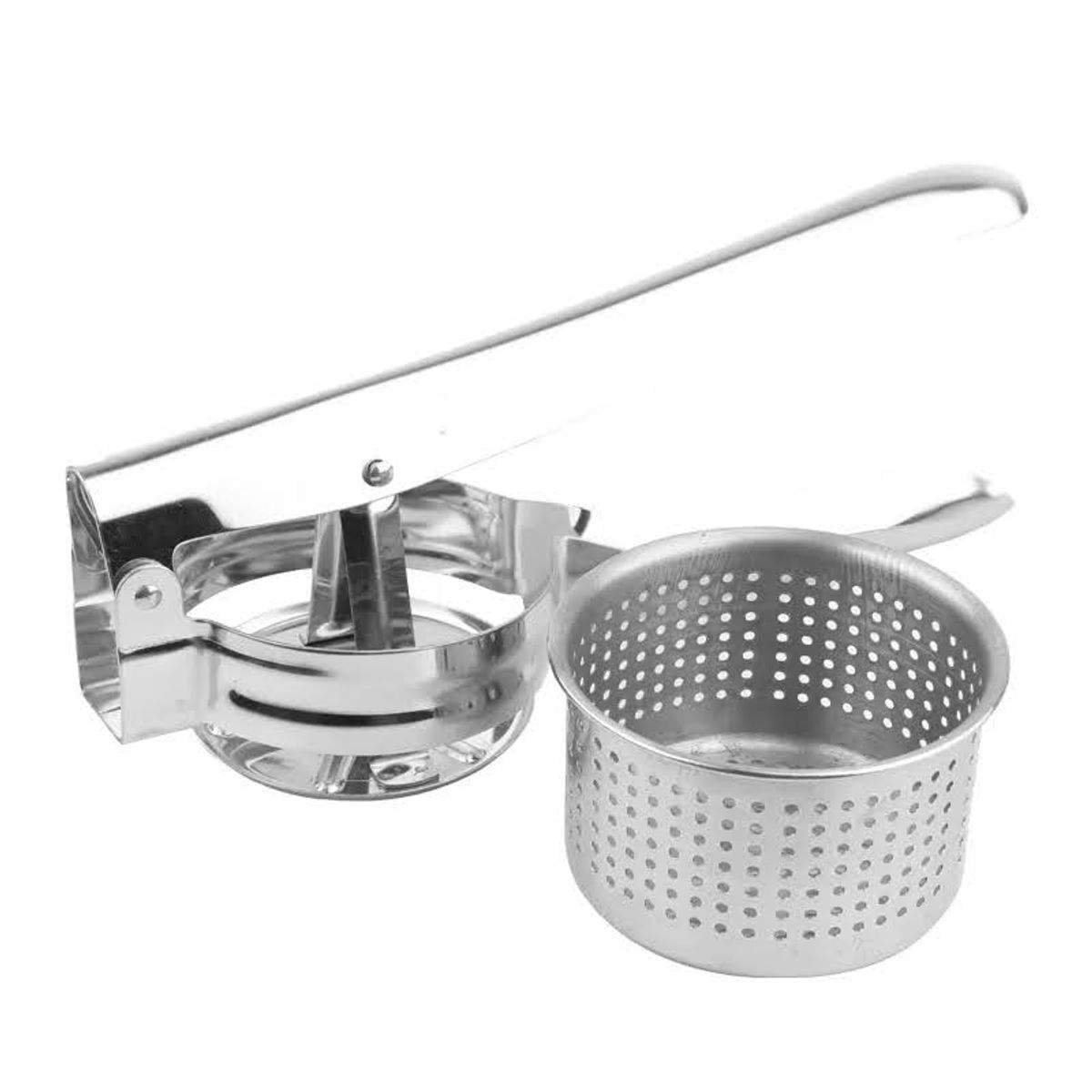 GENERICO - Prensa Papa Verduras Y Frutas Moledor Exprimidor Acero Inox