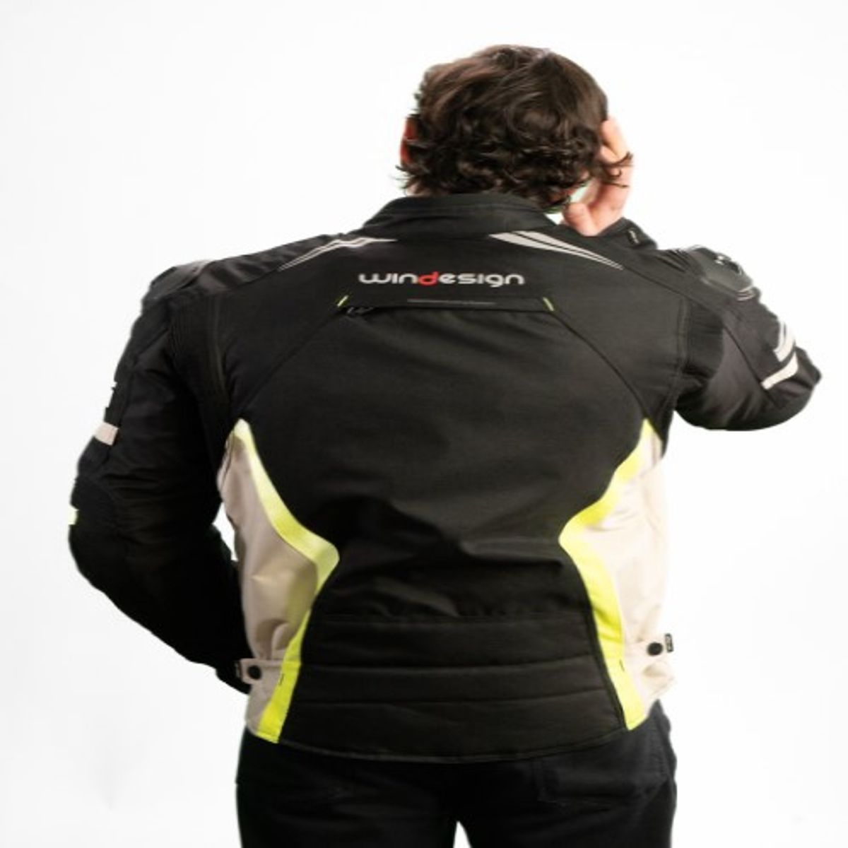 WINDESIGN - Chaqueta Moto textil Windesign Azteca con protecciones norma europea