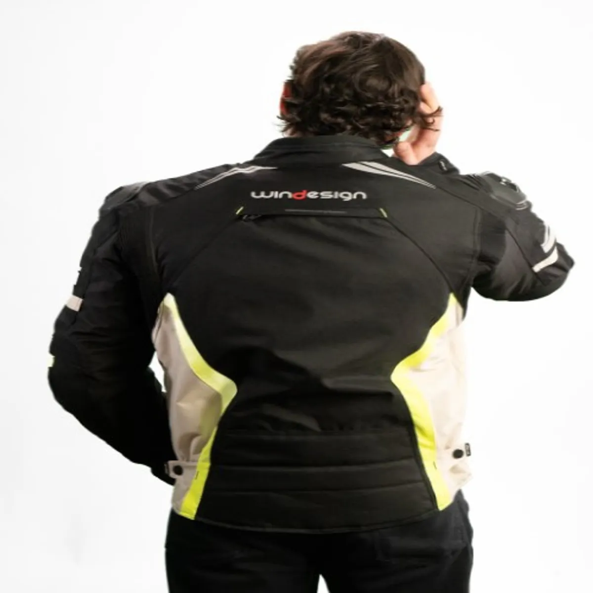 WINDESIGN - Chaqueta Moto textil Windesign Azteca con protecciones norma europea