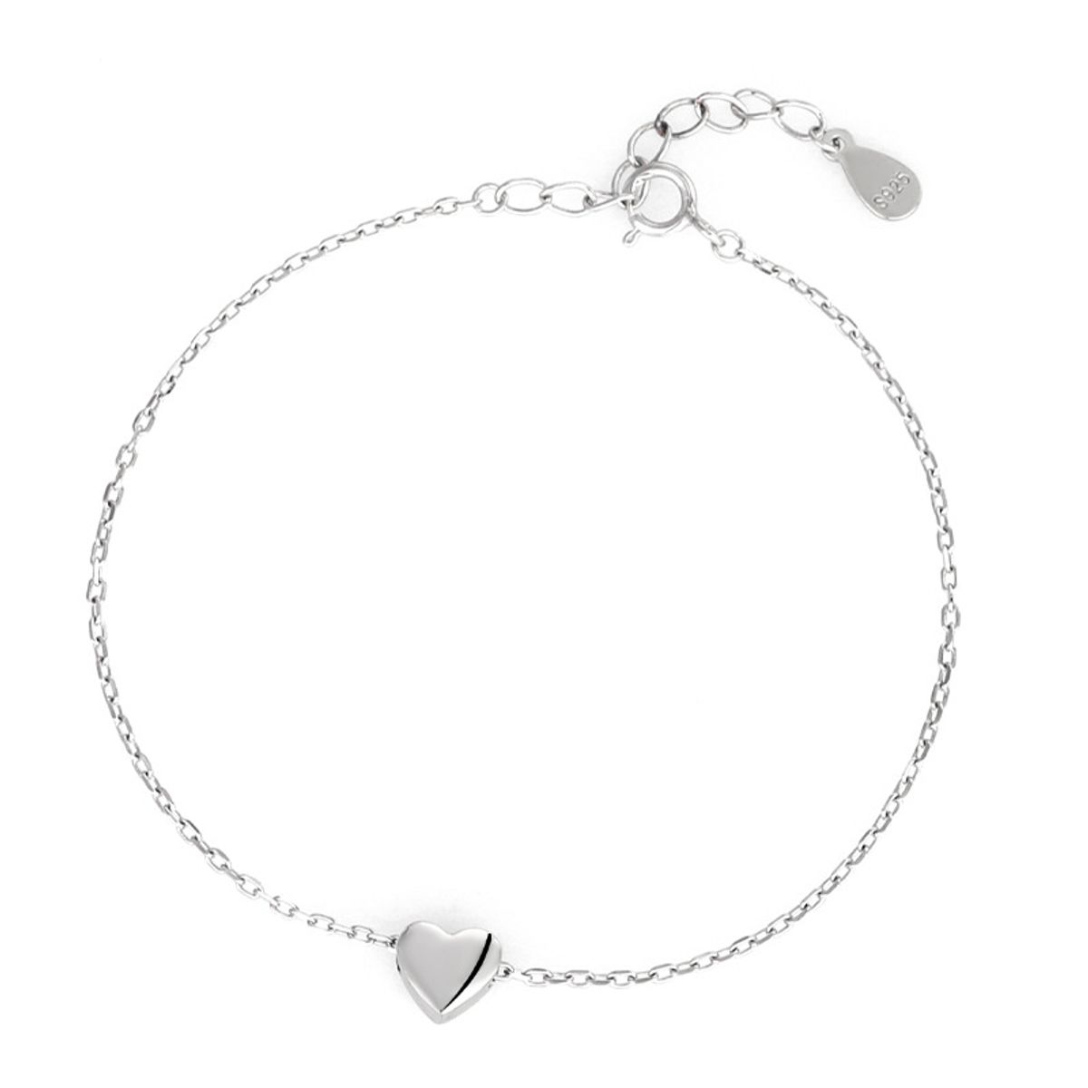 VATYERTY - Pulseras de plata de ley 925 con diseño PLATA BAÑADA Plateado