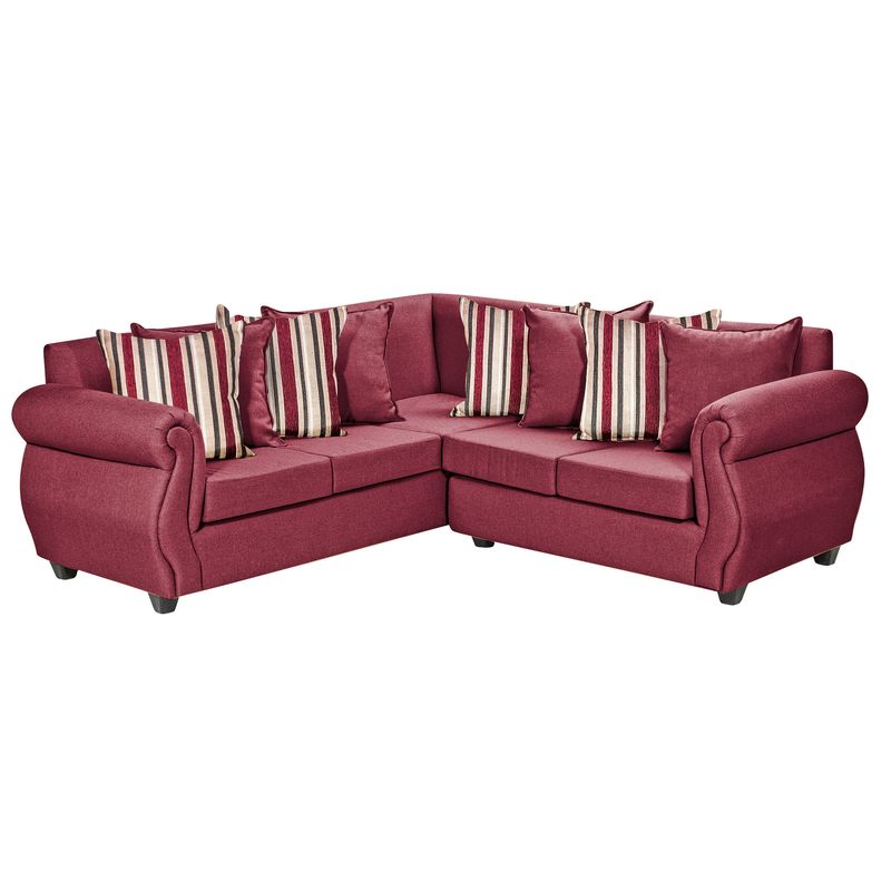 DECOOUTLET - Seccional Milán 3.2 Tela Burdeo