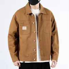 TIOZONEY - Chaqueta jeans de manga larga para Hombre