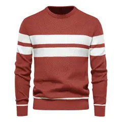 TIOZONEY - Polera Manga Larga Algodón Hombre