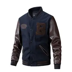 TIOZONEY - Chaqueta Pu Hombre