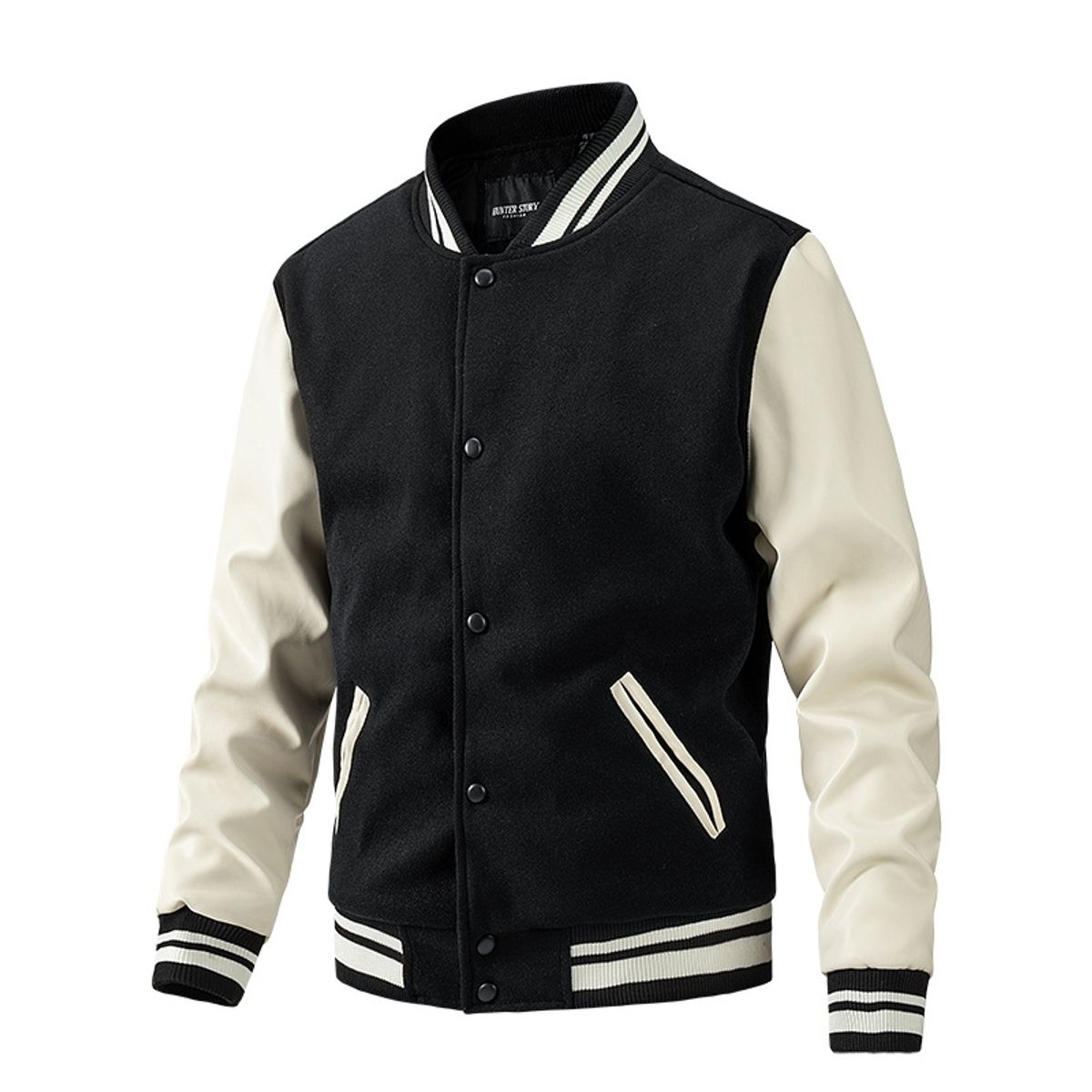 TIOZONEY - Chaqueta Pu Hombre