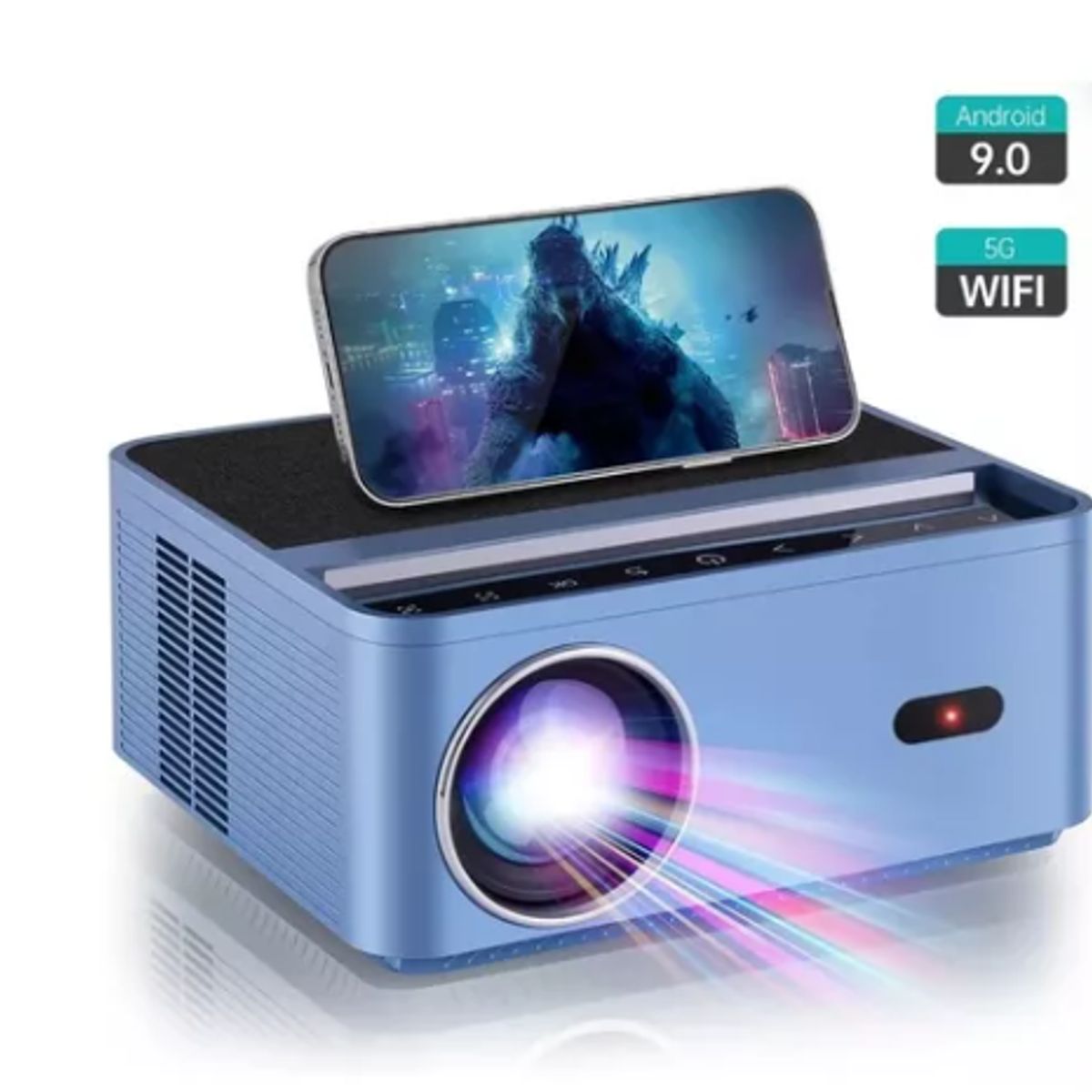 BLUEDREAMER - Proyector Profesional 4k Android Wifi Full Hd 1080p15000 Lm