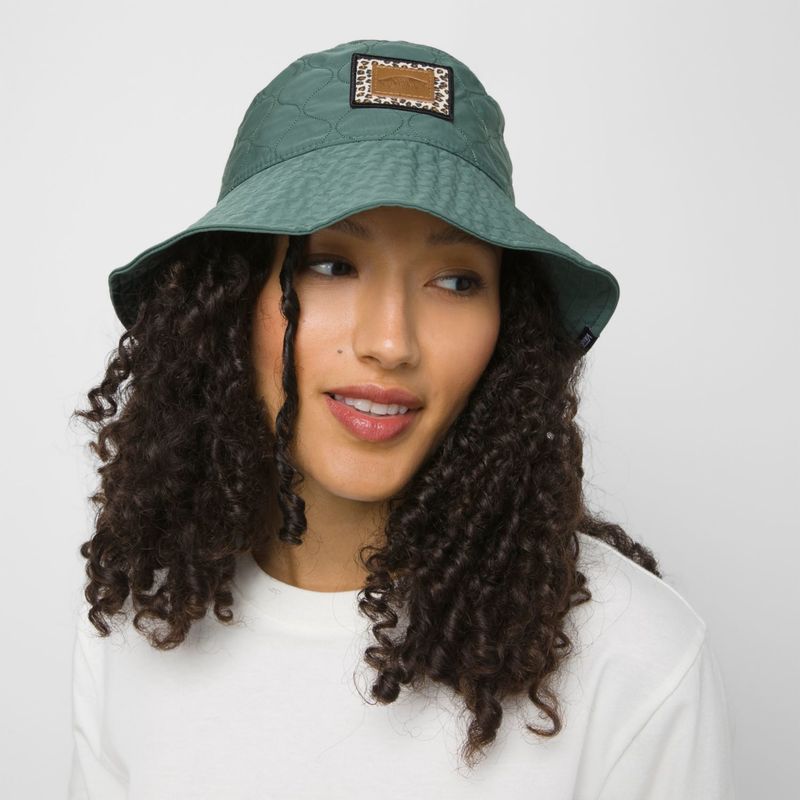 VANS - Gorro Bucket Animal Mix Bucket Ha Verde Mujer VANS