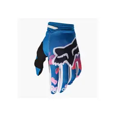 FOX - Guantes Moto 180 Morphic Azul/Rosado