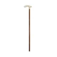 GARCIA 1880 - Bastón Madera Haya Café Empuñadura Derby de Metacrilato de Hueso