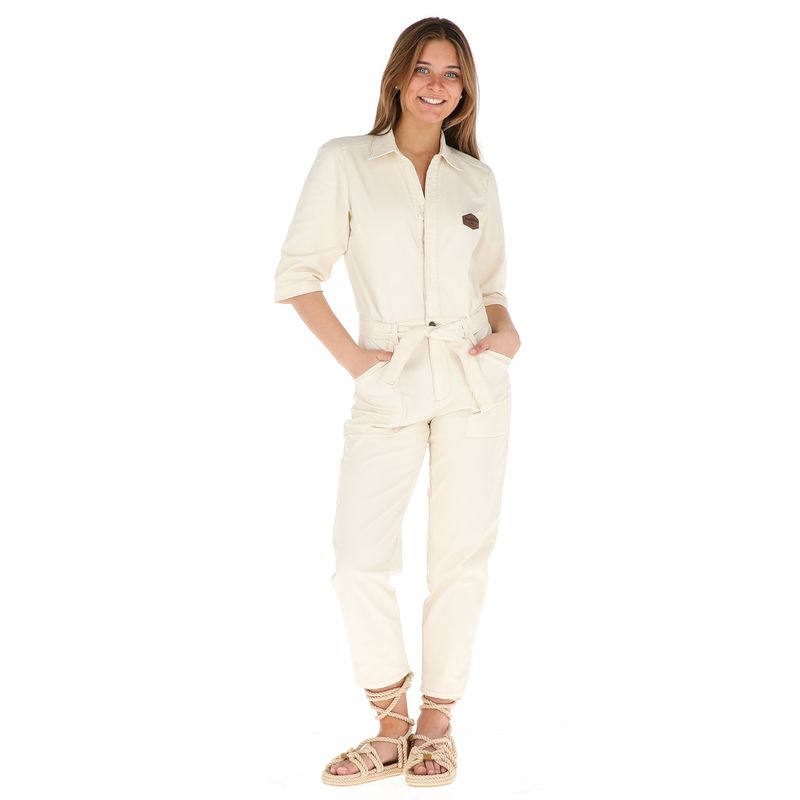 BUFFALO CHILE - Overol Tupungatu Beige Mujer