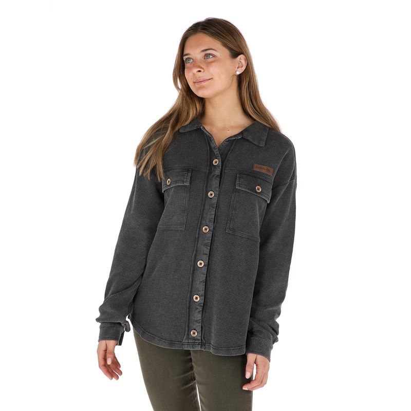 BUFFALO CHILE - Camisa Cañi Negro Mujer