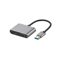 GENERICO - Adaptador USB 3.0 a VGA/HDMI