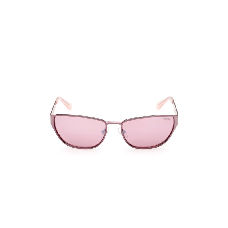 GUESS - Lentes de Sol Rosado Brillante Espejados Guess