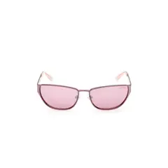 GUESS - Lentes de Sol Rosado Brillante Espejados