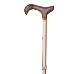 GARCIA 1880 - Bastón de Aluminio Plegable y Ajustable Color Dorado