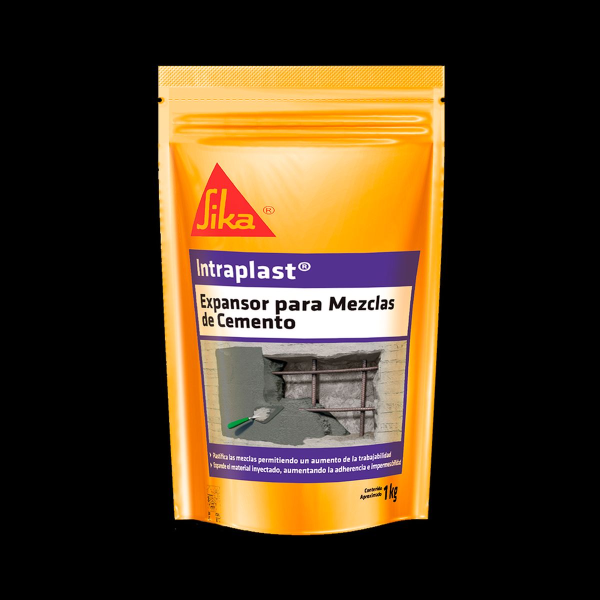 SIKA - INTRAPLAST - Aditivo Expansor para Hormigón y Mortero. Bolsa 1 Kg