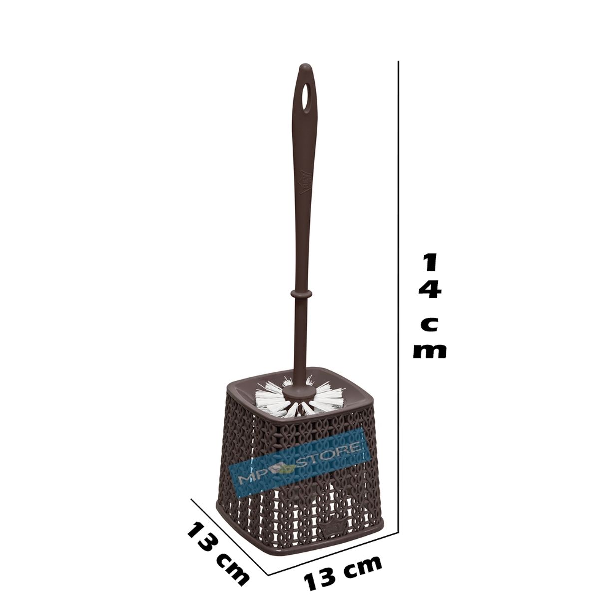 REYPLAST - Escobilla Hisopo Cepillo Limpia Inodoro Wc Con Base Reyplast