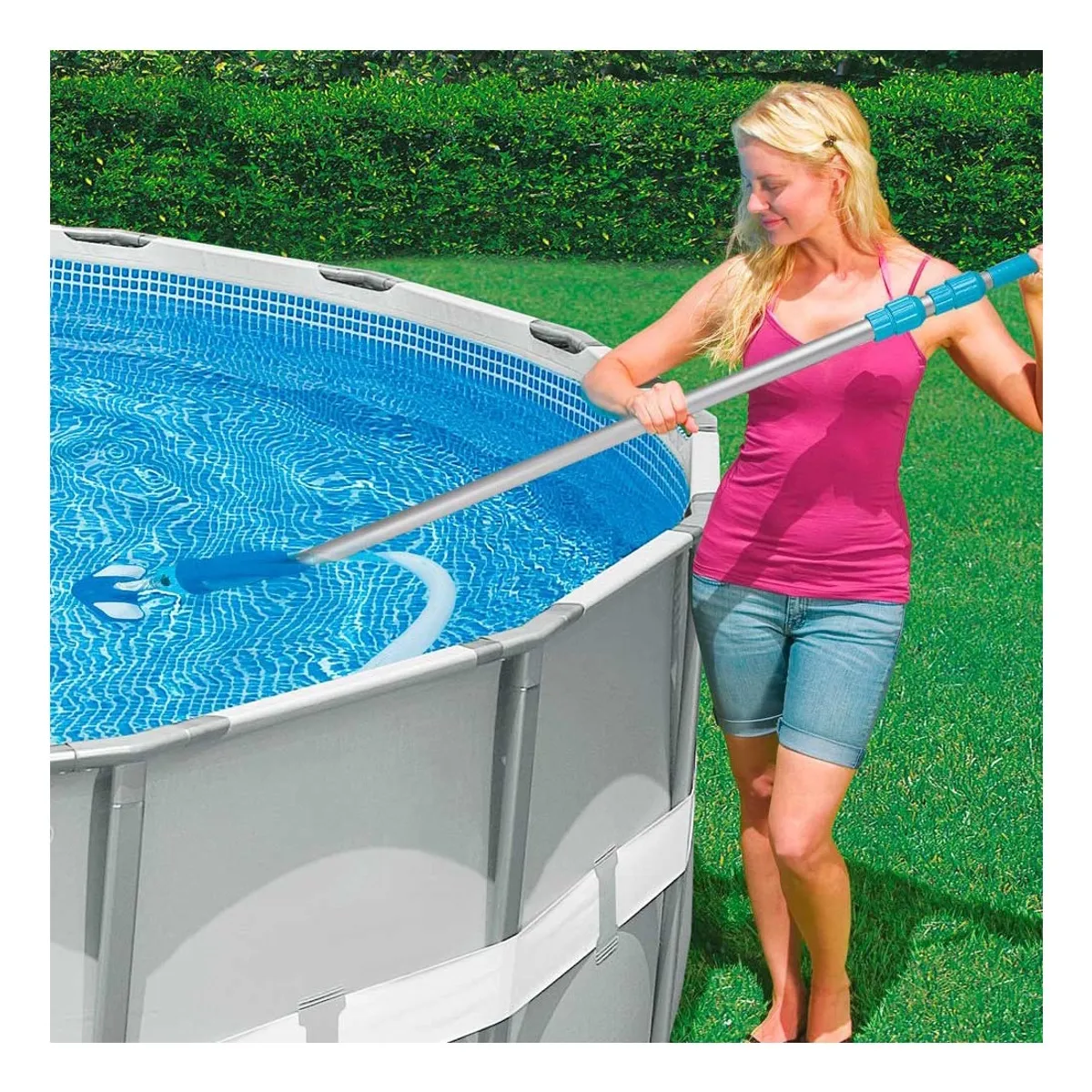 INTEX - Mango Telescópico Aluminio 279m INTEX