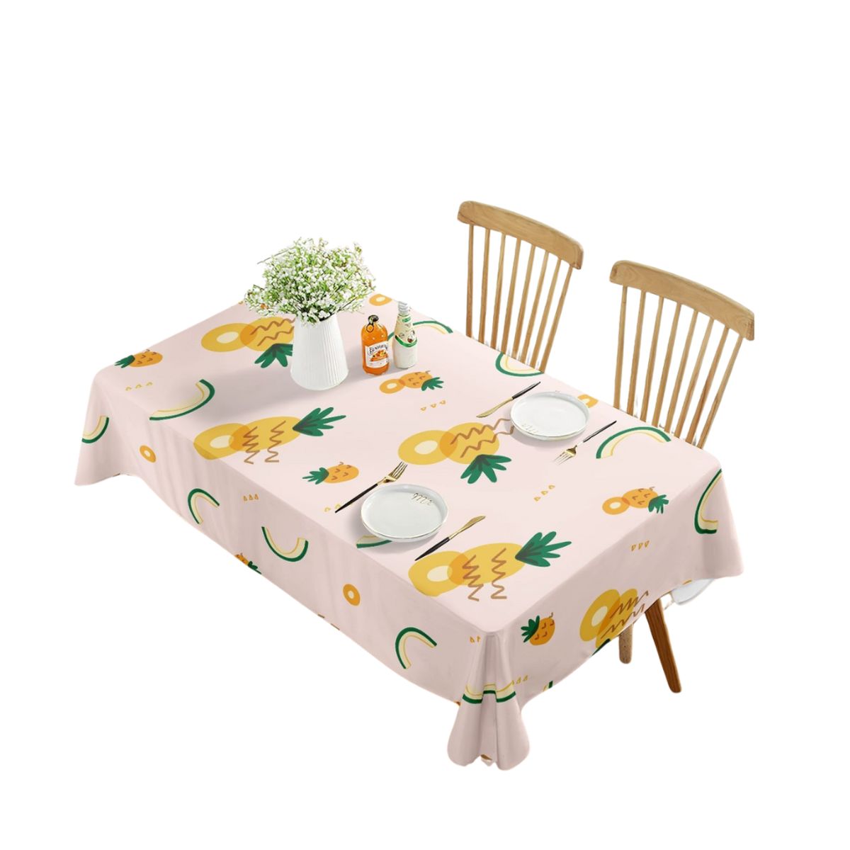 GENERICO - KIT_3X2 CAJA BAMBU BLANCO L - 38X29X18CM -