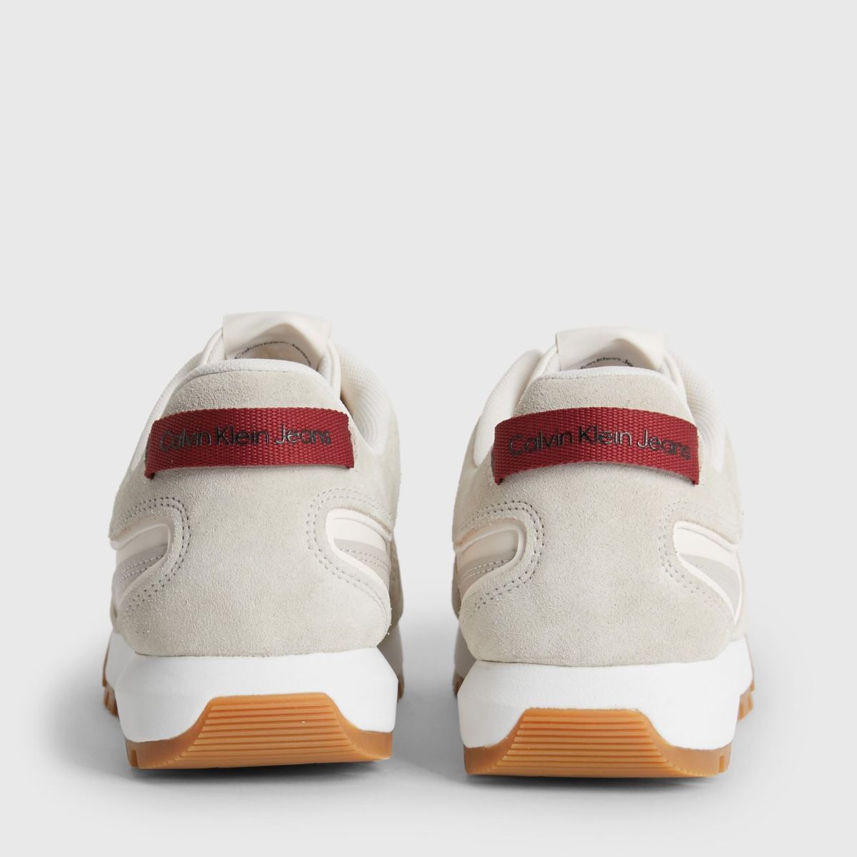 CALVIN KLEIN - Zapatilla Toothy Runner Irregular Lines Beige Calvin Klein