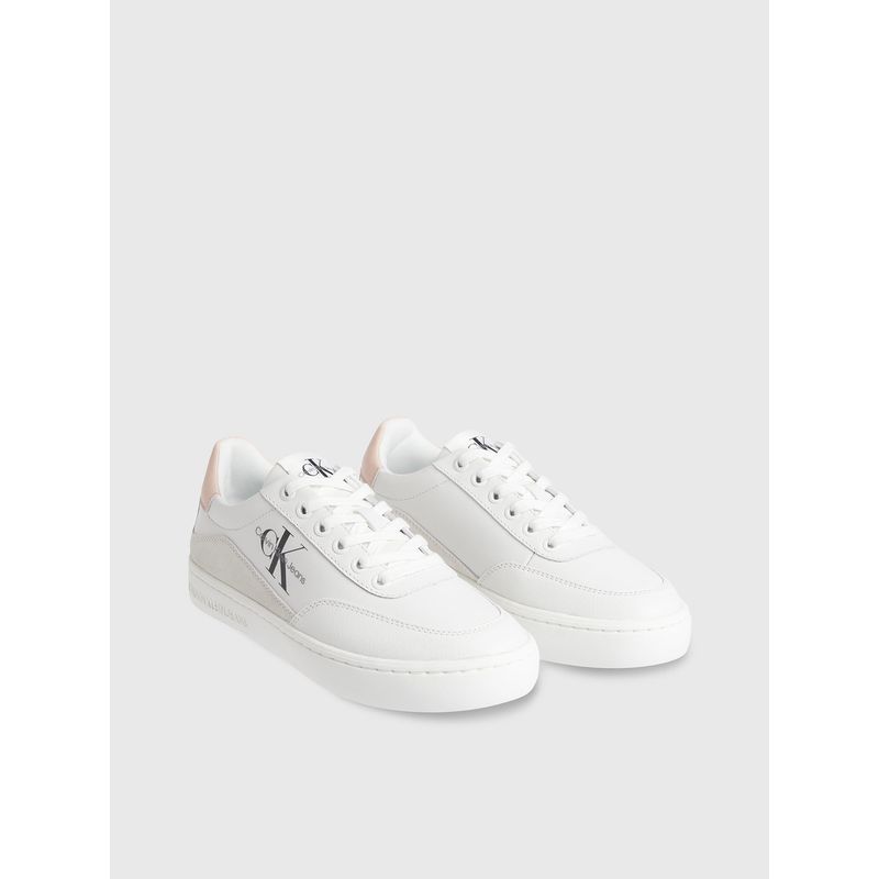 CALVIN KLEIN - Zapatilla Classic Cupsole Mono Blanco Calvin Klein