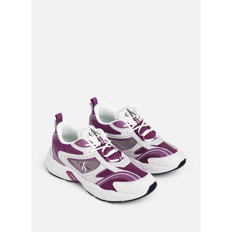 CALVIN KLEIN - Zapatilla Retro Tennis Su-Mesh Blanco Calvin Klein