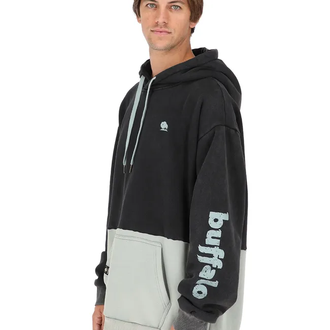 BUFFALO CHILE - Poleron Fusca Negro Hombre