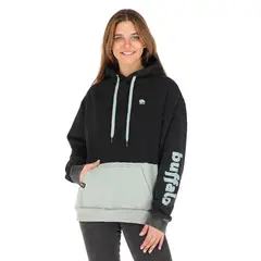 BUFFALO CHILE - Poleron Fusca Negro Mujer