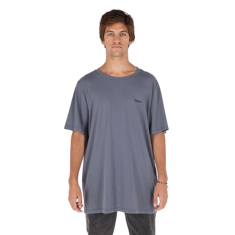 BUFFALO CHILE - Polera Conguillio Gris Hombre