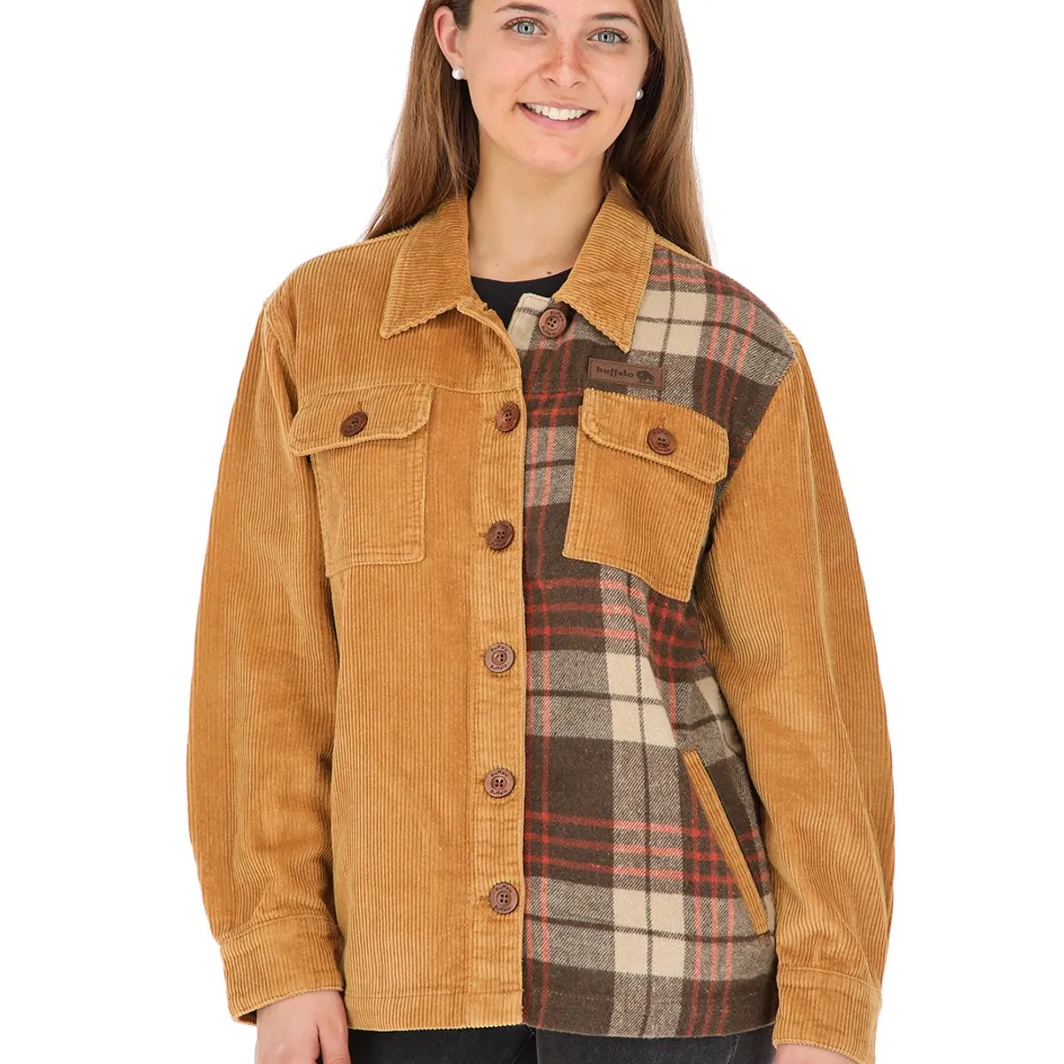 BUFFALO CHILE - Chaqueta Mocho Mostaza Mujer