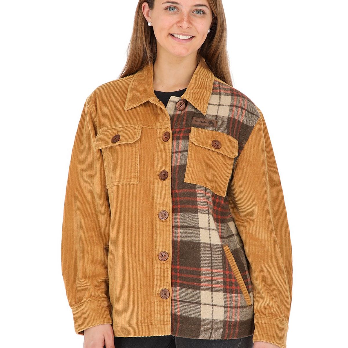 BUFFALO CHILE - Chaqueta Mocho Mostaza Mujer