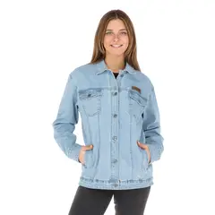 BUFFALO CHILE - Chaqueta Plomo Celeste Mujer