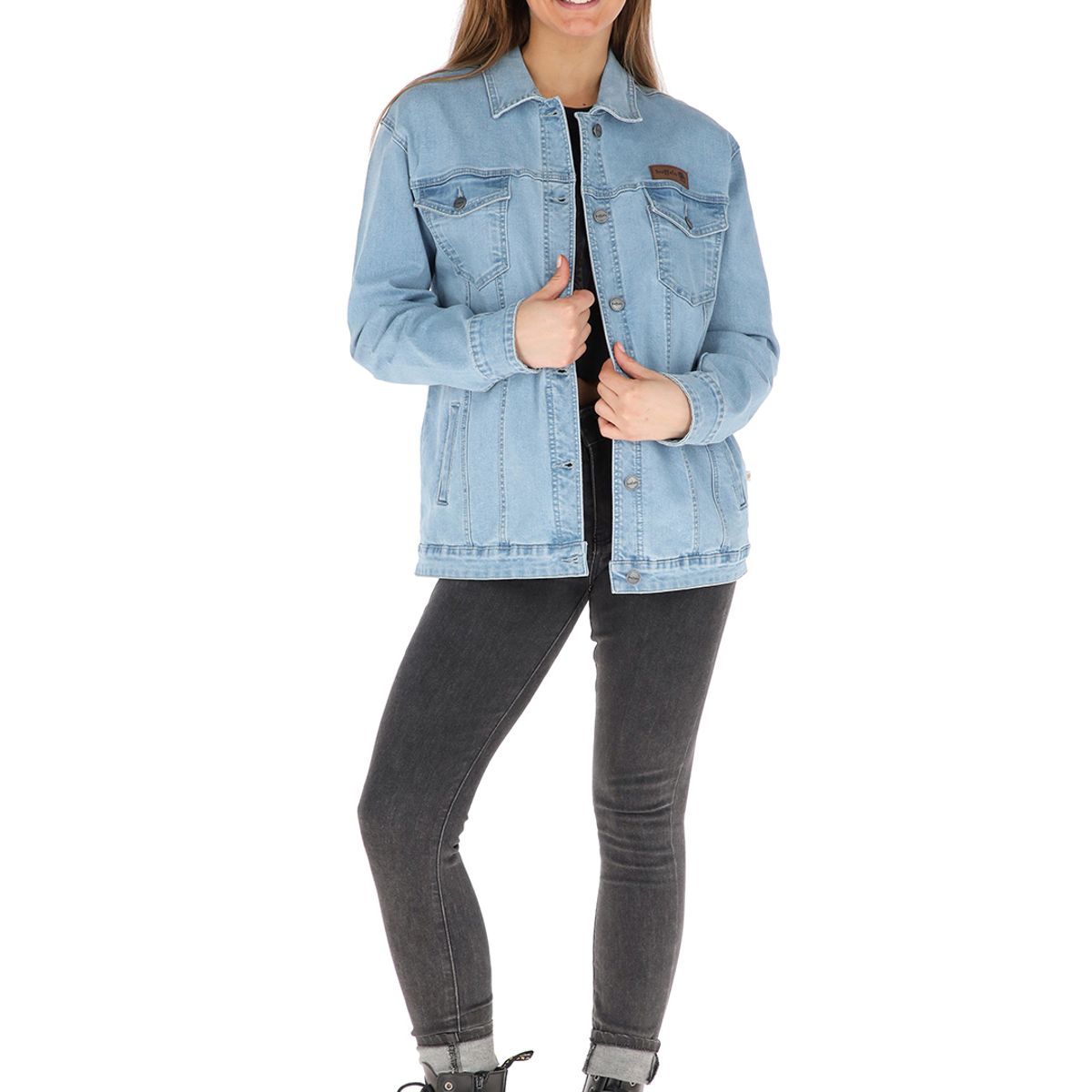 BUFFALO CHILE - Chaqueta Plomo Mujer Buffalo