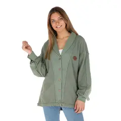 BUFFALO CHILE - Poleron Lascar Verde Mujer