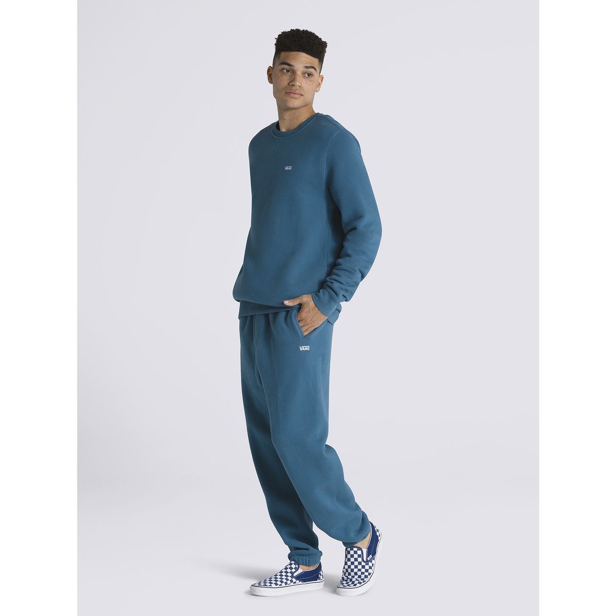 VANS - Pantalón Buzo Comfycush Hombre Sweatpant Azul VANS