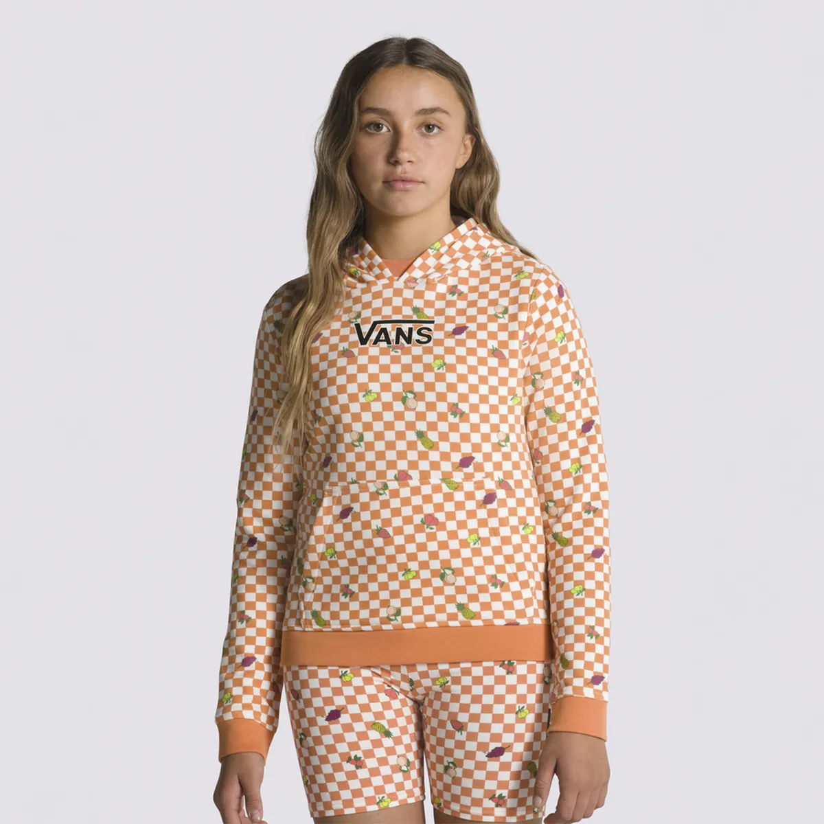 VANS - Polerón Fruit Checkerboard H Naranja Niño VANS