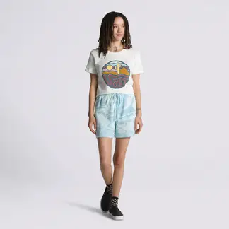 VANS - Short Marble Print Short Celeste Mujer