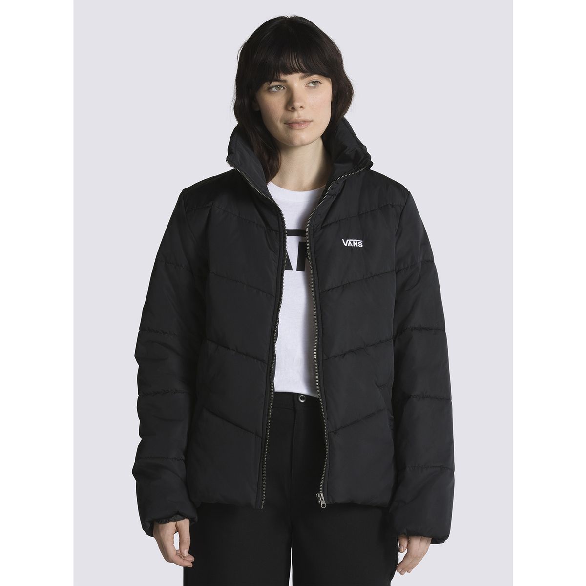 VANS - Chaqueta Foundry Puff Mte Negro Mujer VANS