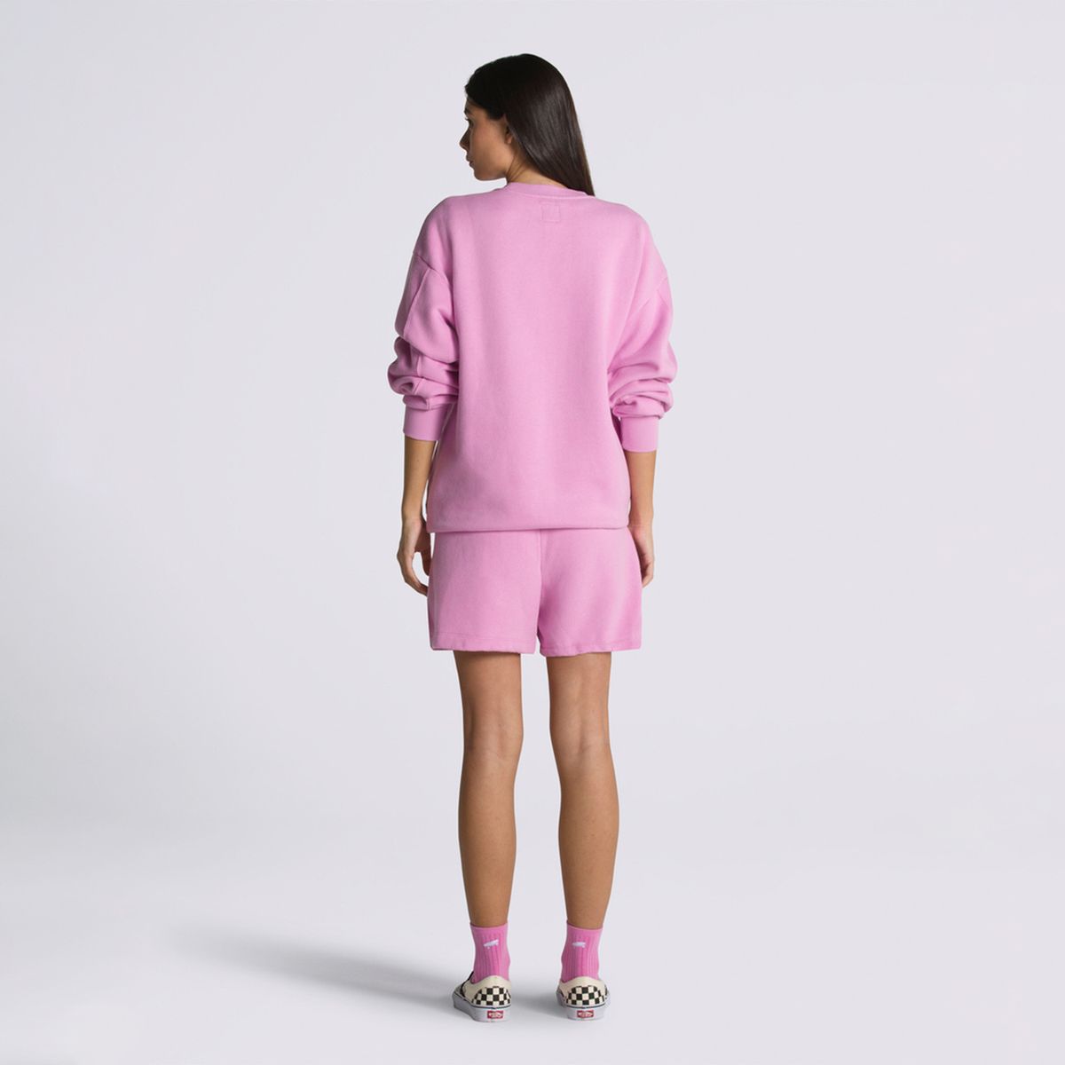 VANS - Short Wm Comfycush Fleece Rosado Mujer VANS