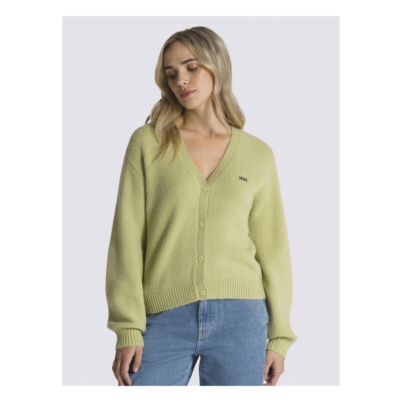 VANS - Sweater Hadley Relaxed Cardi Verde Mujer VANS
